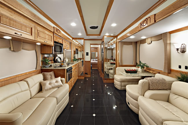 Renegade Motorcoach interior view